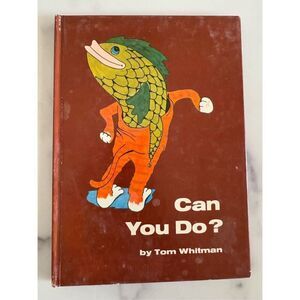 Can You Do It? Vintage children’s fiction book fish Easy Reader 70’s hardback 19